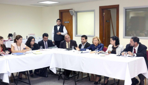 La ministra Alicia Pucheta estuvo participando de la mesa de trabajo.