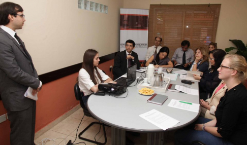 Sala de Reuniones de la Dirección de Derechos Humanos.