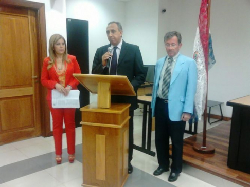 Acto de apertura del Curso de Diplomado Internacional en Derecho Penal.