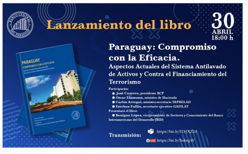 Presentarán libro sobre sistema antilavado y contra financiamiento del terrorismo