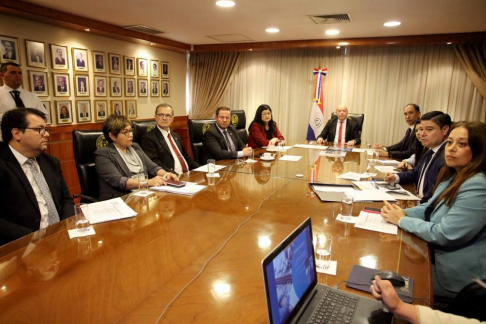 Reunión de integrantes de la Comisión de Gestión de Calidad en Justicia.