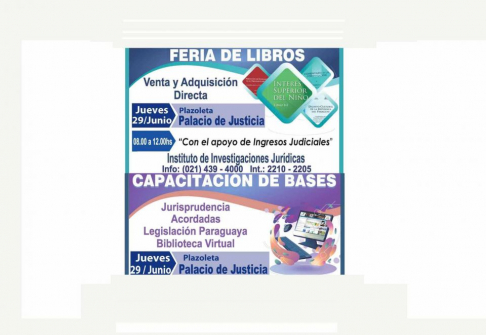 Realizarán feria mensual de libros y capacitación de bases.