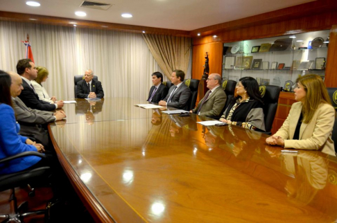 Delegación de la Corte Interamericana de Derechos Humanos fue recibida por la Corte Suprema de Justicia.