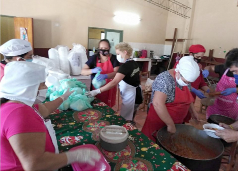 Juzgado Penal organizó olla popular para más de 550 personas en Limpio