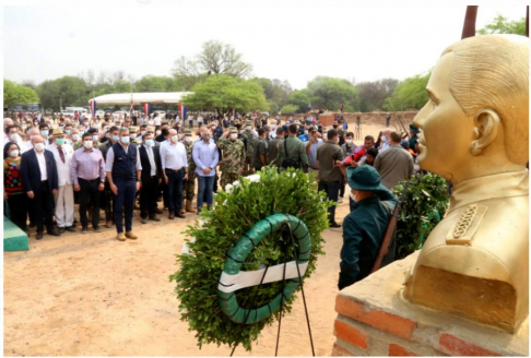 Conmemoran 89° aniversario de la Victoria de la Batalla de Boquerón.