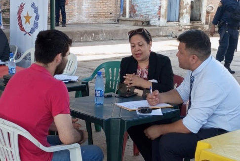 Jornada de verificación de estados procesales, vigilancia de los espacios y entrevistas a personas privadas de libertad en la Penitenciaría Regional de Concepción.