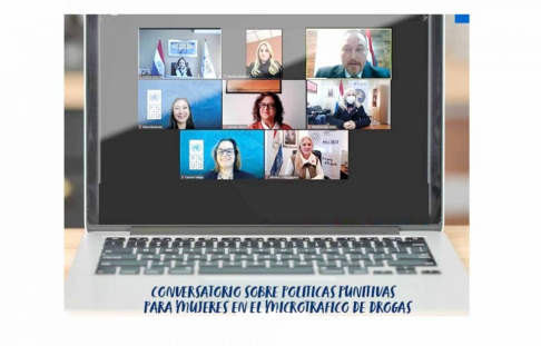 Jueza participa de conversatorio virtual sobre políticas punitivas para mujeres en el microtráfico de drogas