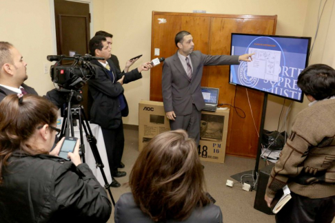 La presentación de los resultados estuvo a cargo del abogado Mario Elizeche, director de Auditoría de Gestión Judicial.