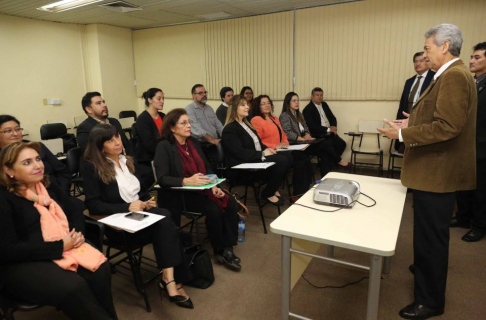 El taller del cuarto módulo en la lengua guaraní estuvo dirigido a funcionarios de la Oficina Técnico Forense de las Circunscripciones de Capital y Central.